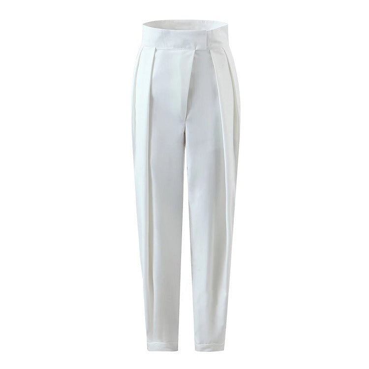 Elegant Tailored Straight-Leg Pants