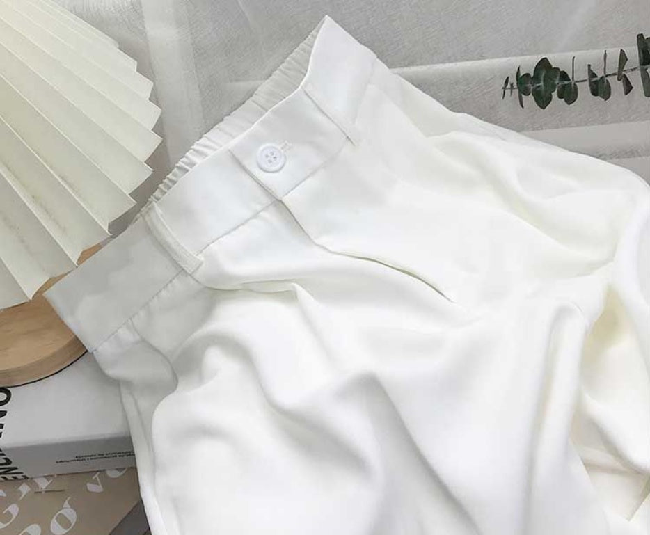 Elegant High-Waist Slim Fit Trousers