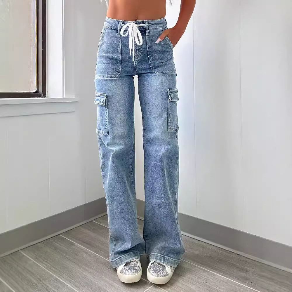 Fashion Casual New Style Straight Jeans For Women