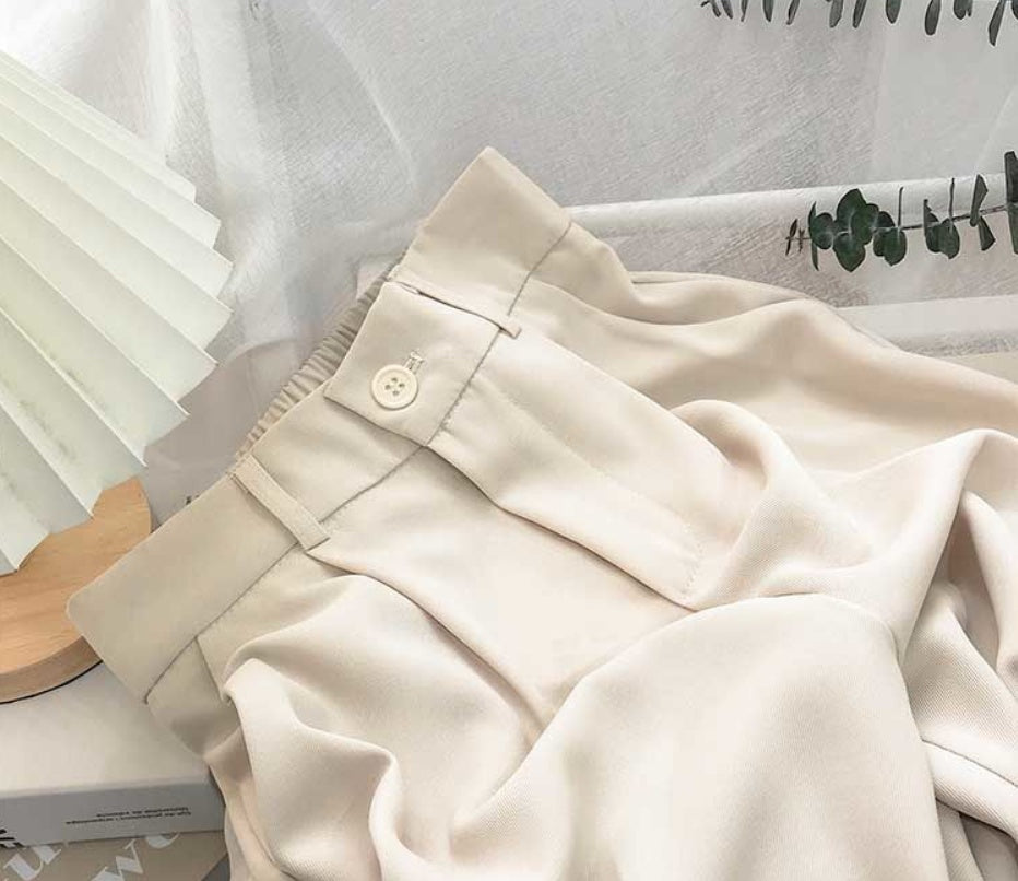 Elegant High-Waist Slim Fit Trousers