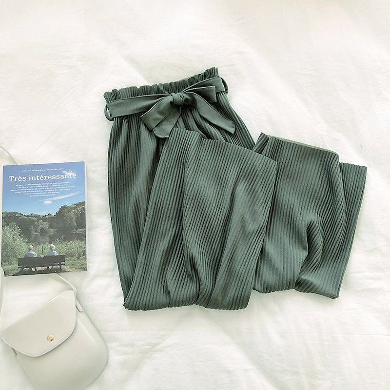 Elegant Loose-Fit Summer Trousers