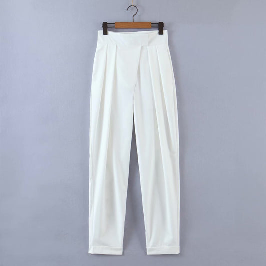 Elegant Tailored Straight-Leg Pants