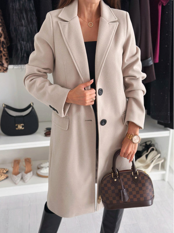 Elegant Winter Single-Breasted Coat