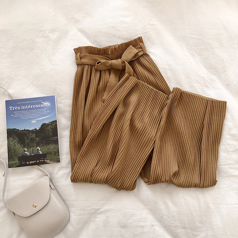 Elegant Loose-Fit Summer Trousers