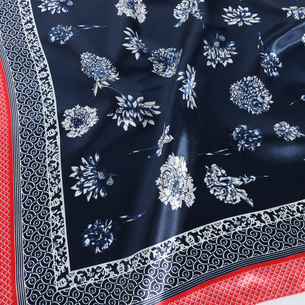 Square Towel Satin Business Work Clothes Small Scarf