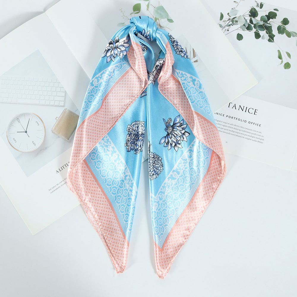 Square Towel Satin Business Work Clothes Small Scarf