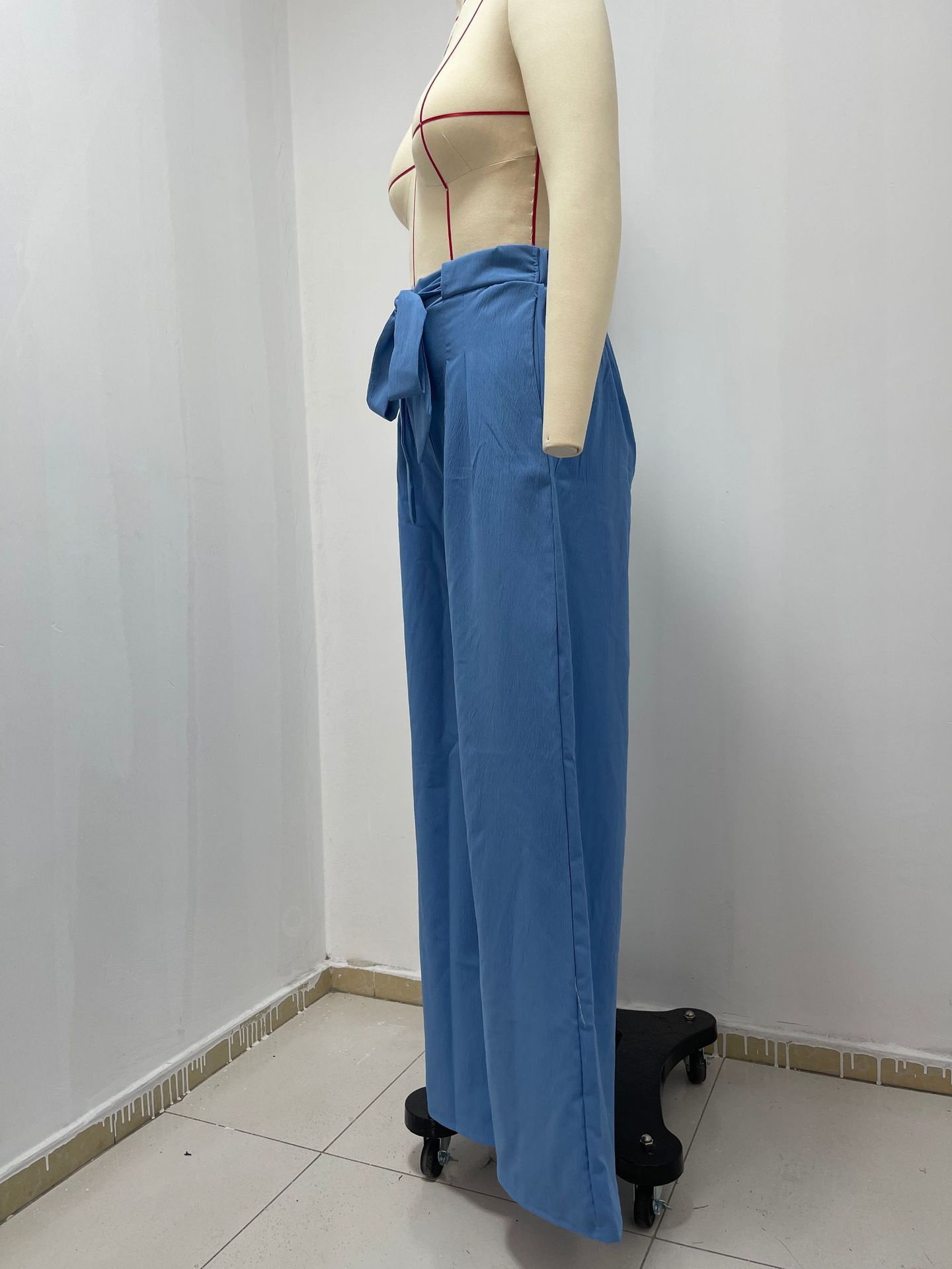 Relaxed Fit High-Waist Trousers